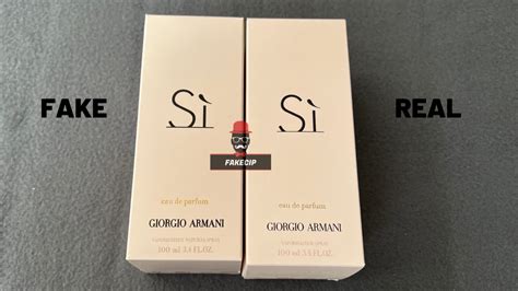 armani si fake vs real|Fake vs Original How to recognize Giorgio Armani Sí .